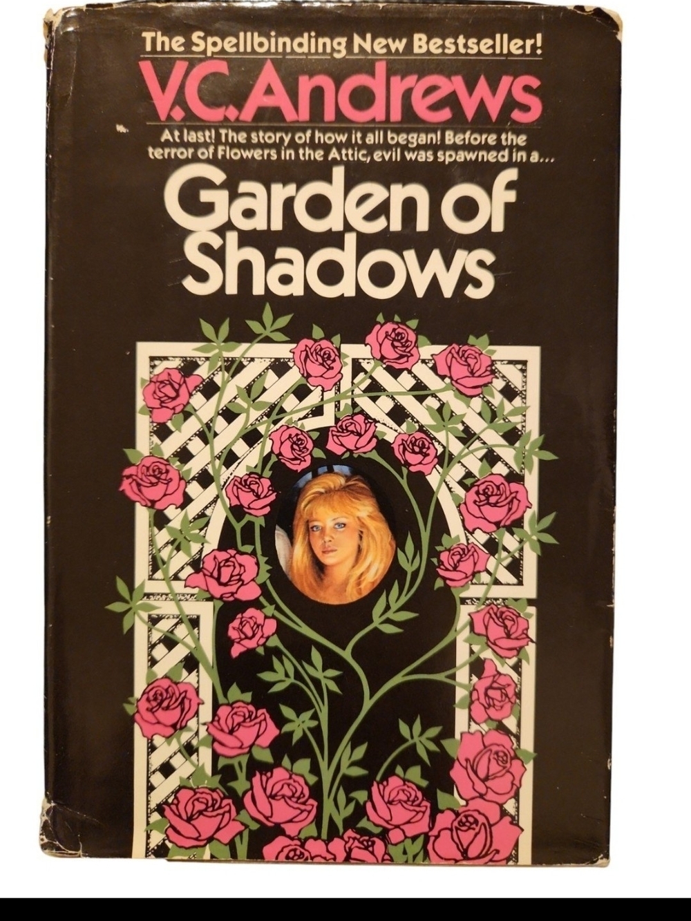 V.C. Andrews "Garden of Shadows" Vintage Paperback with Rose Cover Art